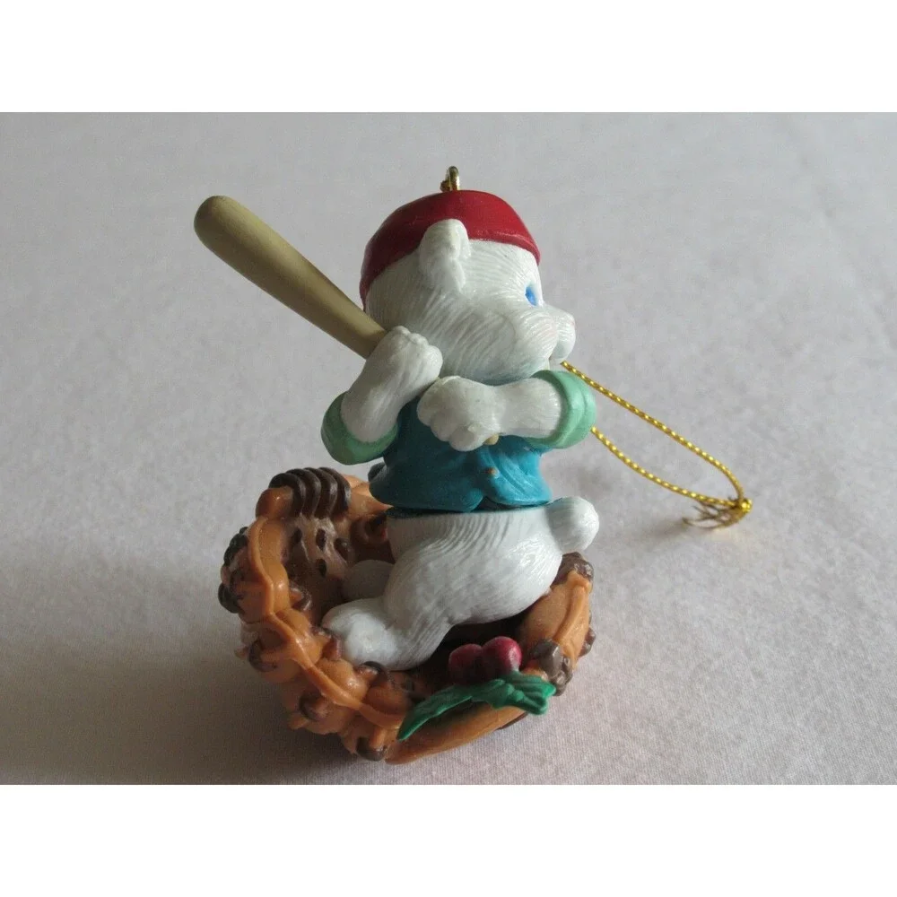 Mistletoe Magic Matrix Tree Mouse Glove Playing Baseball Bat Christmas Ornament